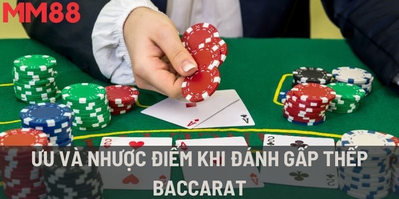 Gấp Thếp Trong Baccarat - Chiến Thuật Chơi Giỏi Tại M88 1 Người chơi đang áp dụng chiến lược gấp thếp trong Baccarat